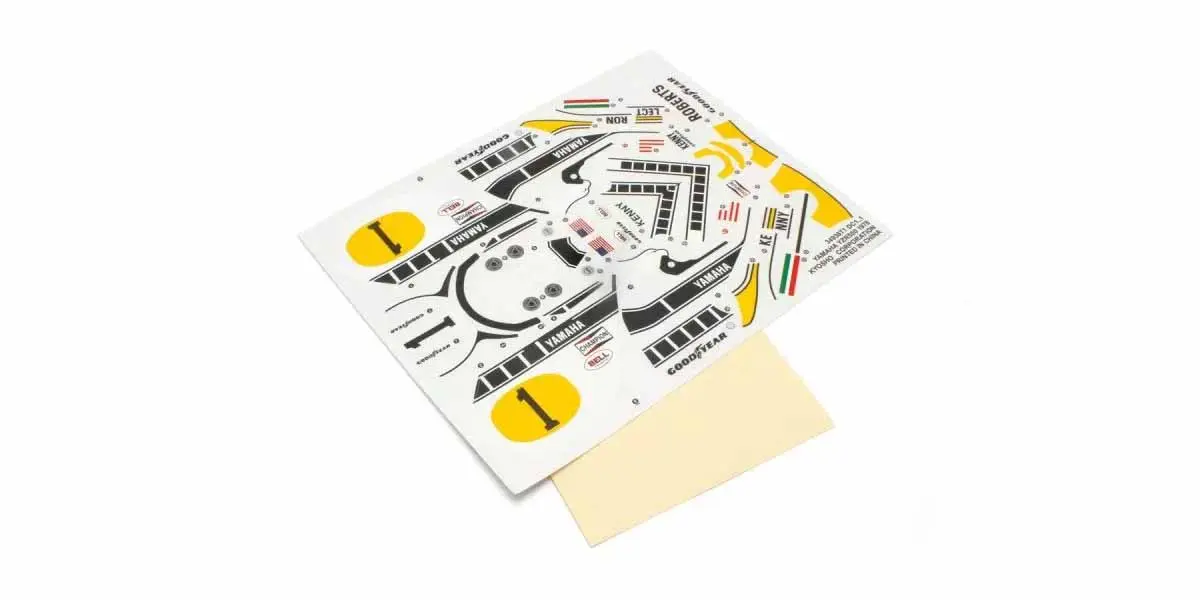 Kyosho Hanging-on Racer Yamaha Yzr500 Decal Sheet