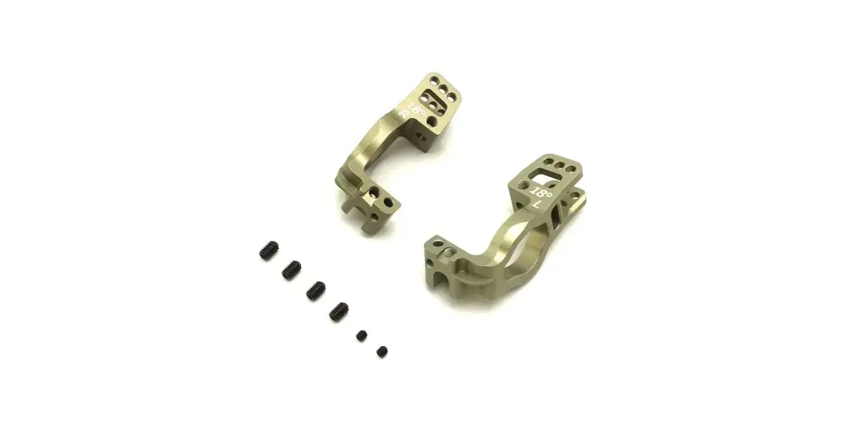 Aluminium Front Hub Carrier Set Kyosho Inferno Mp10 - Kpi (18 Deg)