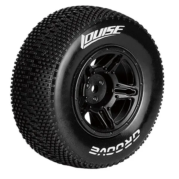 Louise Rc Sc-Groove 1/10 Rr Soft Slash Rr , Slash 4*4 F/R Black