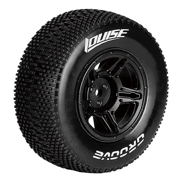 Louise Rc Sc-Groove 1/10 Rr Super Soft Slash Rr , Slash 4*4 Black