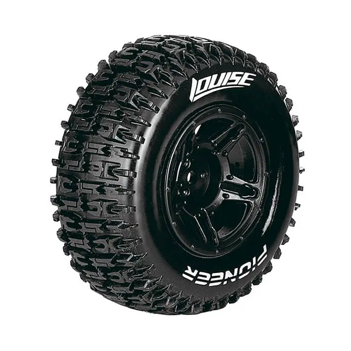 Louise Rc Sc-Pioneer 1/10 Fr/Rr Soft Arrma Senton 6s Black 17mm Hex – view 3
