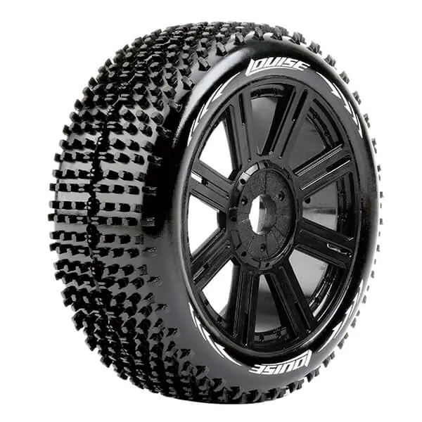 Louise Rc B-Hornet 1/8 Fr/Rr Super Soft Hex 17mm Spoke Black