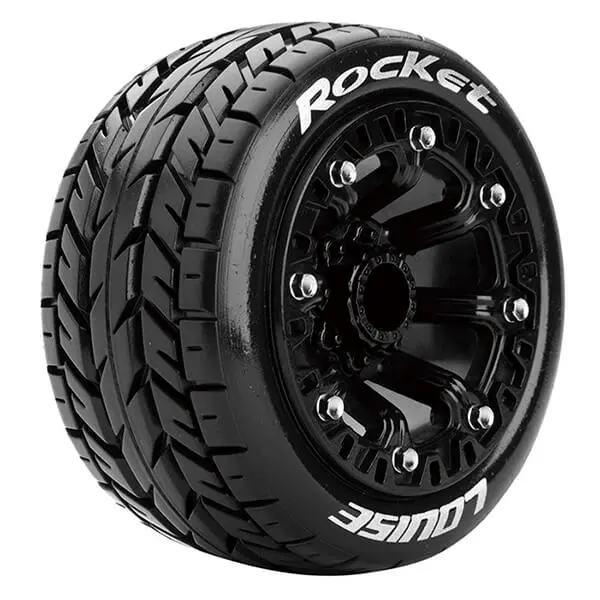 Louise Rc St-Rocket 1/16 Soft Black TRX 1:16 E-Revo Fr &amp; R