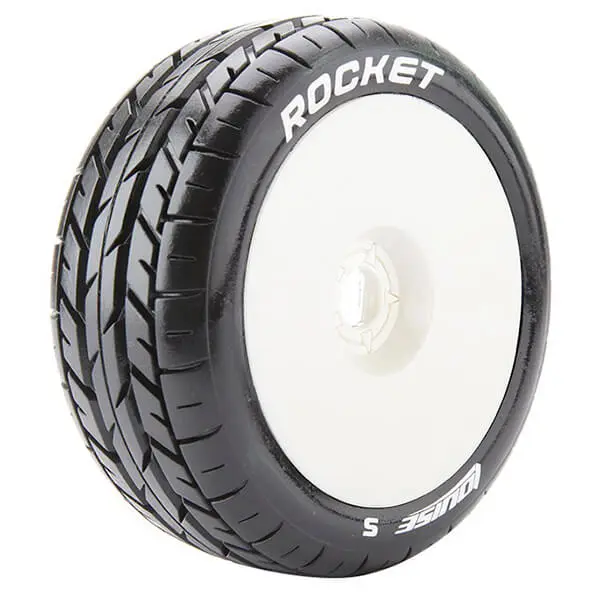 Louise Rc B-Rocket 1/8 Fr/Rr Soft Hex 17mm White