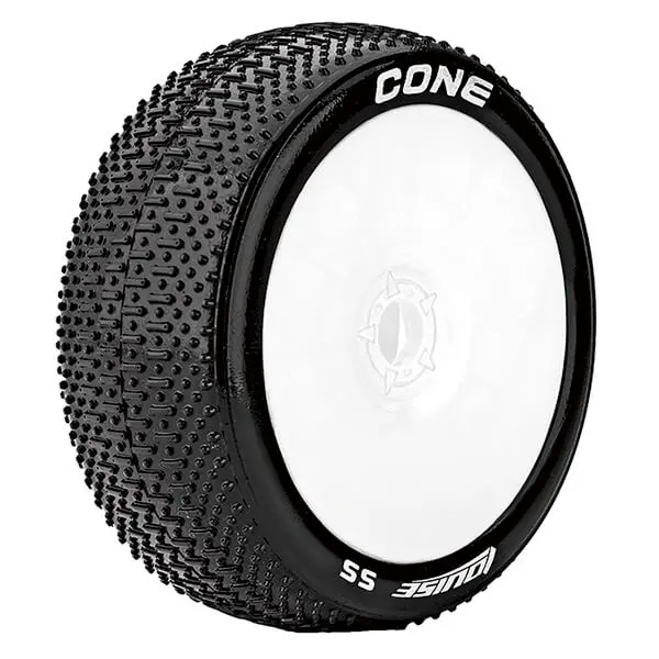 Louise Rc B-Cone 1/8 Fr/Rr Super Soft Hex 17mm White