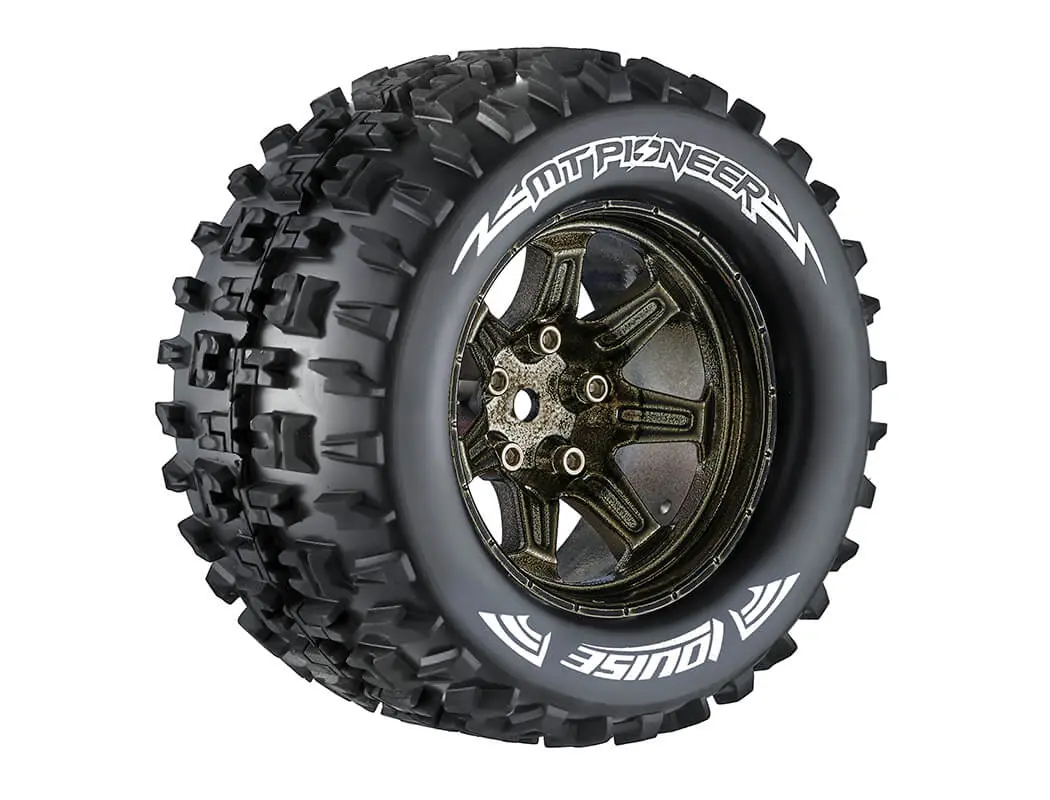Louise Rc Mt-Pioneer 1/10 Soft Hex 14mm Black Chrome Arrma – view 2