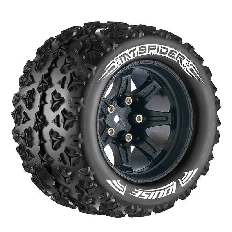 Louise Rc Mt-Spider 1/10 Soft Hex 14mm Black Arrma Granite