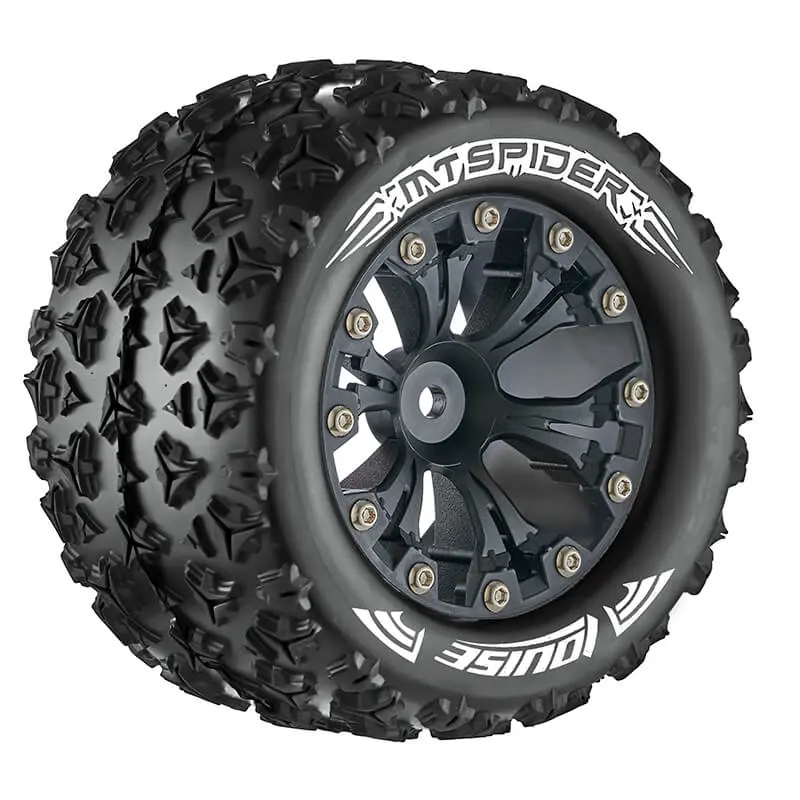 Louise Rc Mt-Spider 1/10 Soft 0 Offset Black Ep Stampede 2