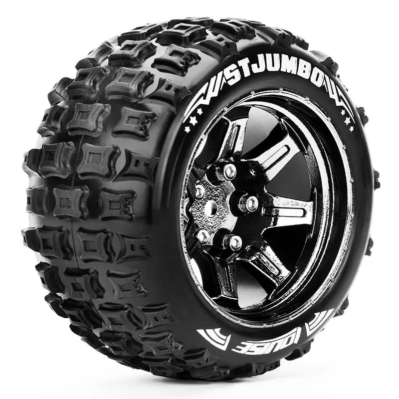 Louise Rc St-Jumbo 1/10 Soft Hex 14mm Black Chrome Arrma Gr