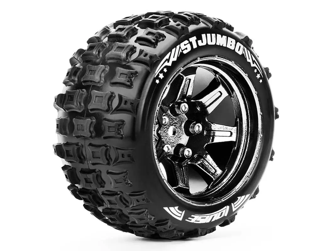 Louise Rc St-Jumbo 1/10 Soft Hex 14mm Black Chrome Arrma Gr – view 2