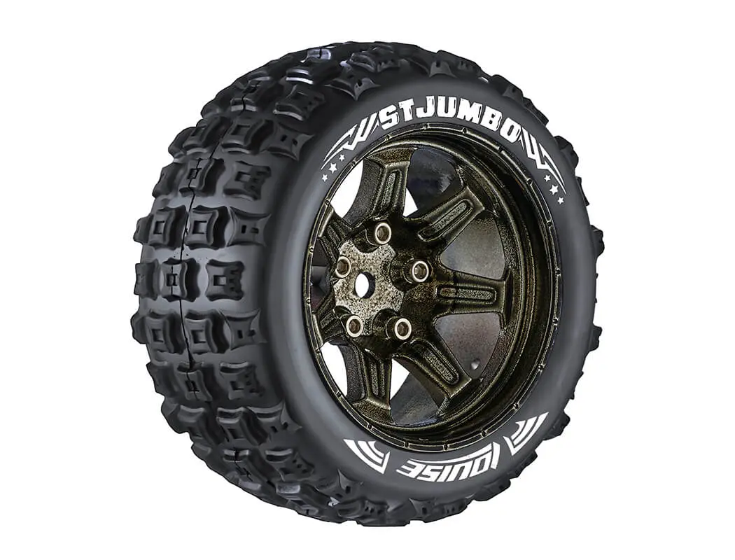 Louise Rc St-Jumbo 1/10 Soft Hex 14mm Black Chrome Arrma Gr – view 3