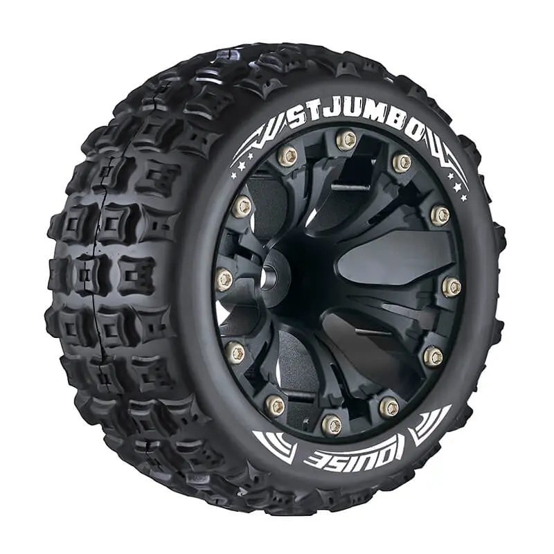 Louise Rc St-Jumbo 1/10 Soft 1/2 Offset Black Gp Jato 2wd R