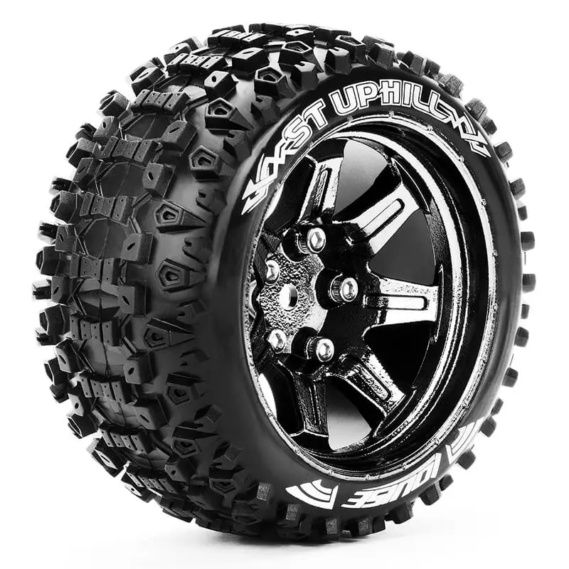 Louise Rc St-Uphill 1/10 Soft Hex 14mm Black Chrome Arrma G