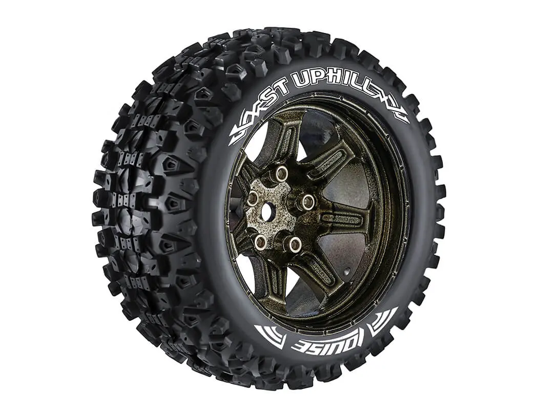 Louise Rc St-Uphill 1/10 Soft Hex 14mm Black Chrome Arrma G – view 3