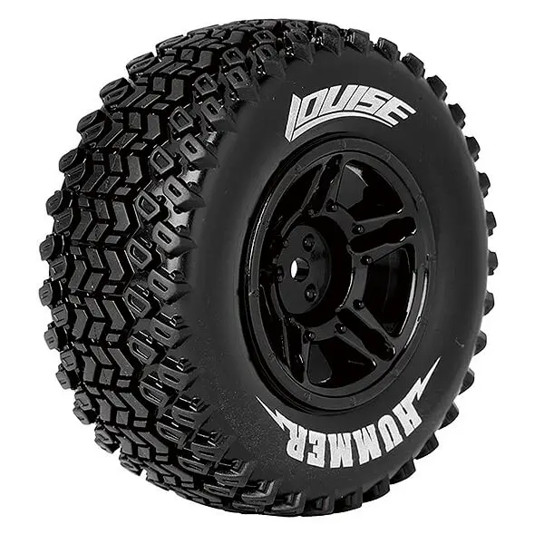 Louise Rc Sc-Hummer 1/10 Fr/Rr Soft Arrma Senton 6s Hex 17 Black