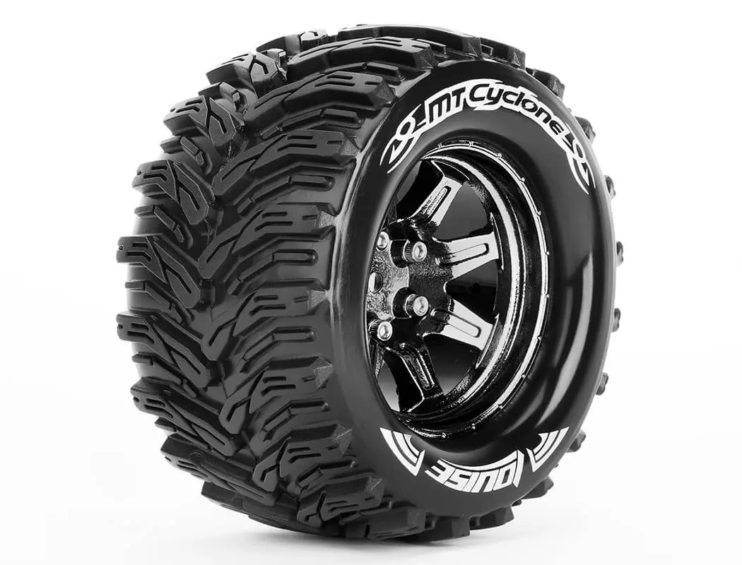 Louise Rc Mt-Cyclone 1/10 Soft Hex 14mm Black Chrome Arrma – view 2