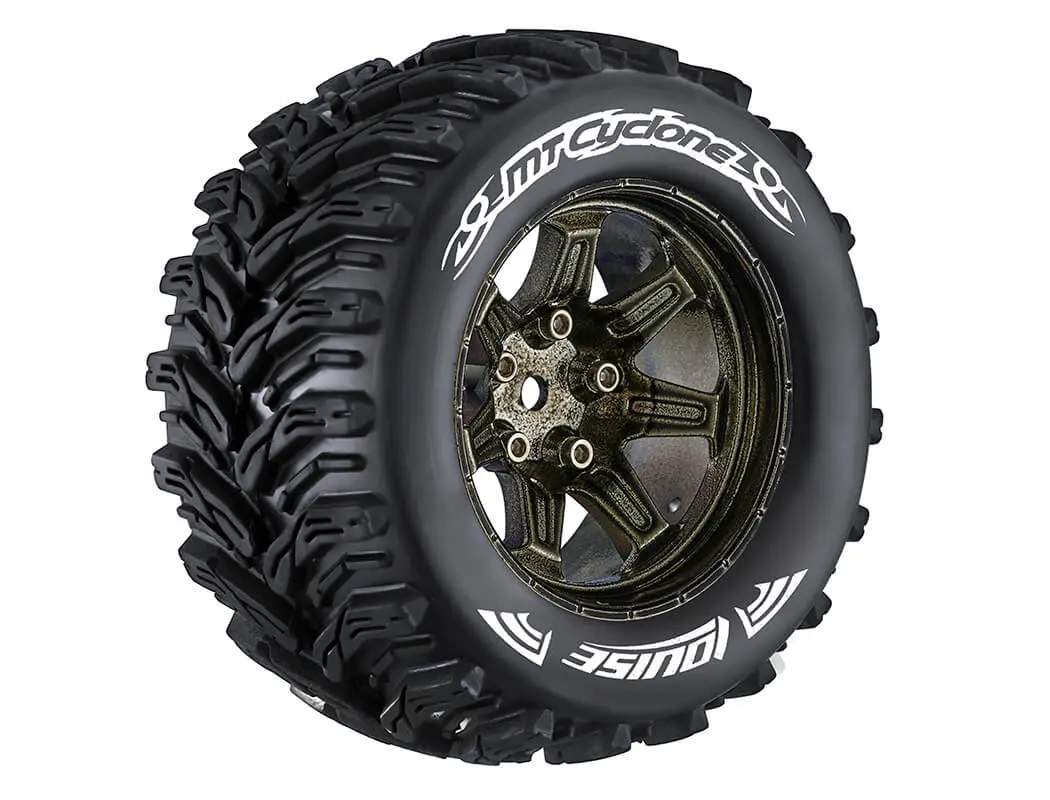 Louise Rc Mt-Cyclone 1/10 Soft Hex 14mm Black Chrome Arrma – view 3