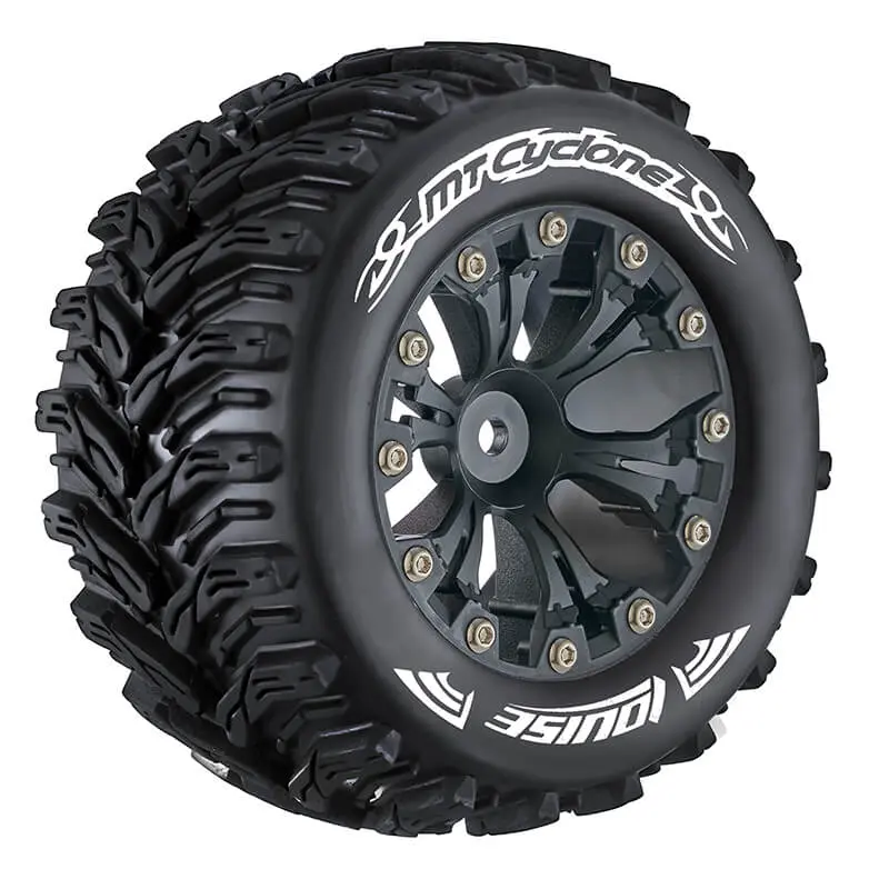 Louise Rc Mt-Cyclone 1/10 Soft 0 Offset Black Ep Stampede