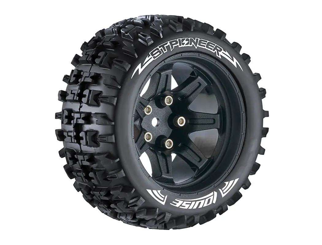 Louise Rc St-Pioneer 1/10 Soft Hex 14mm Black Arrma Granite – view 2