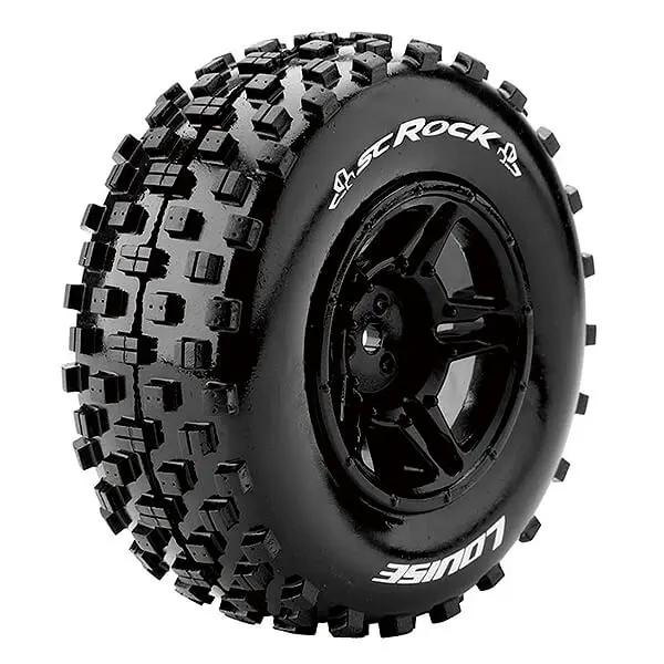 Louise Rc Sc-Rock 1/10 Rr Soft Slash Rr, Slash 4*4 F/R Black