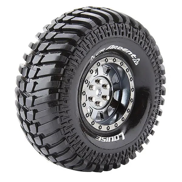 Louise Rc Cr-Ardent 1/10 1.9 Super Soft Black Chrome Hex 12mm