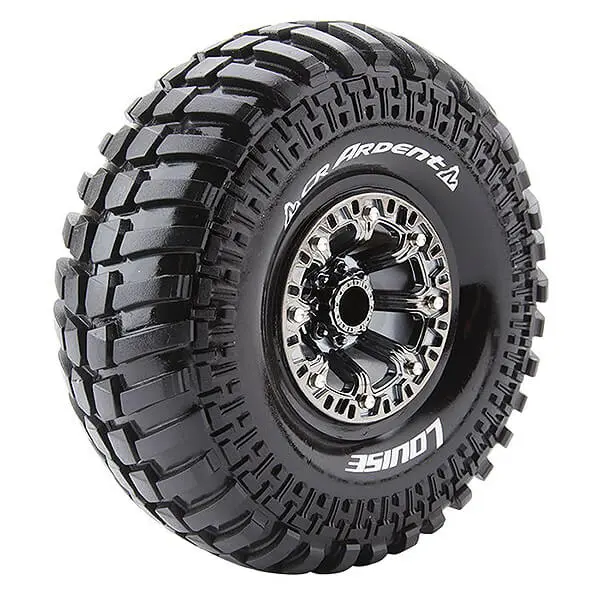 Louise Rc Cr-Ardent 1/10 2.2 Super Soft Black Chrome Hex 12mm