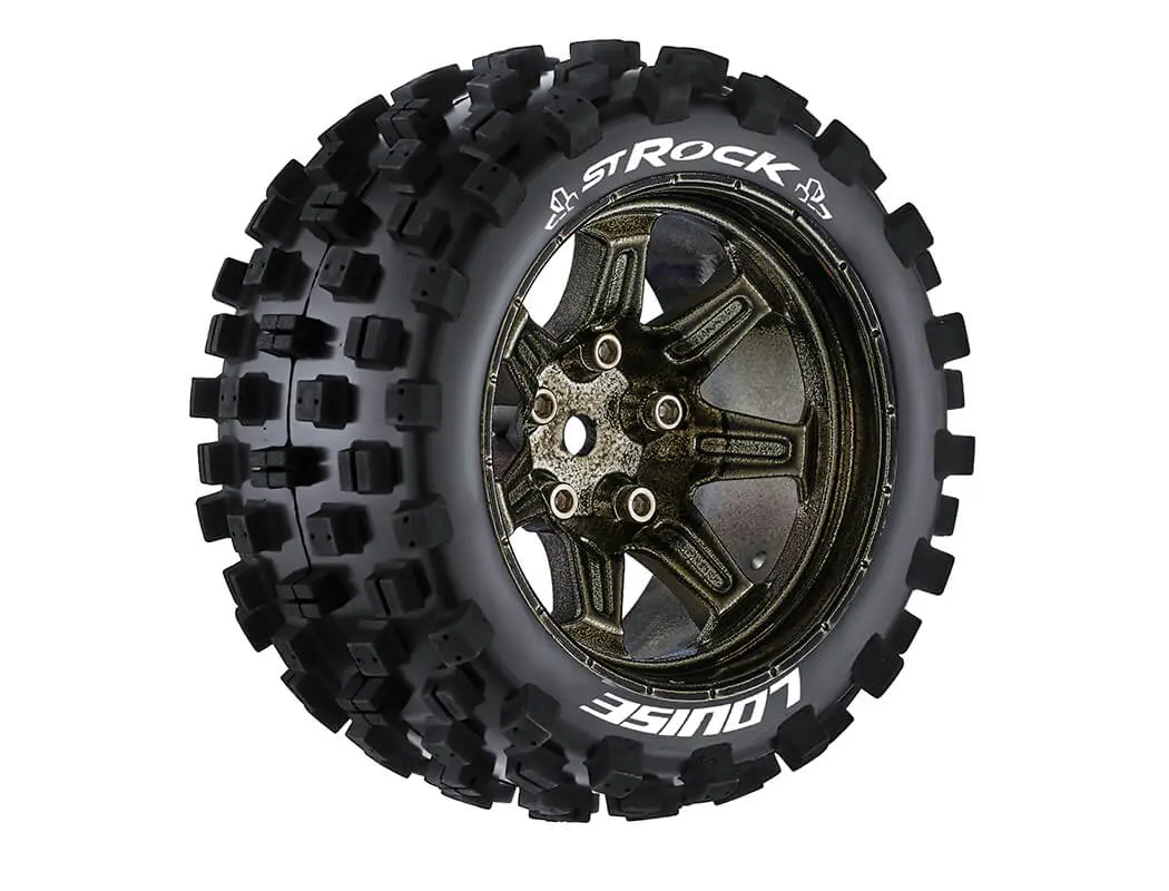 Louise Rc St-Rock 1/10 Soft H Ex 14mm Black Chrome Arrma Gra – view 2