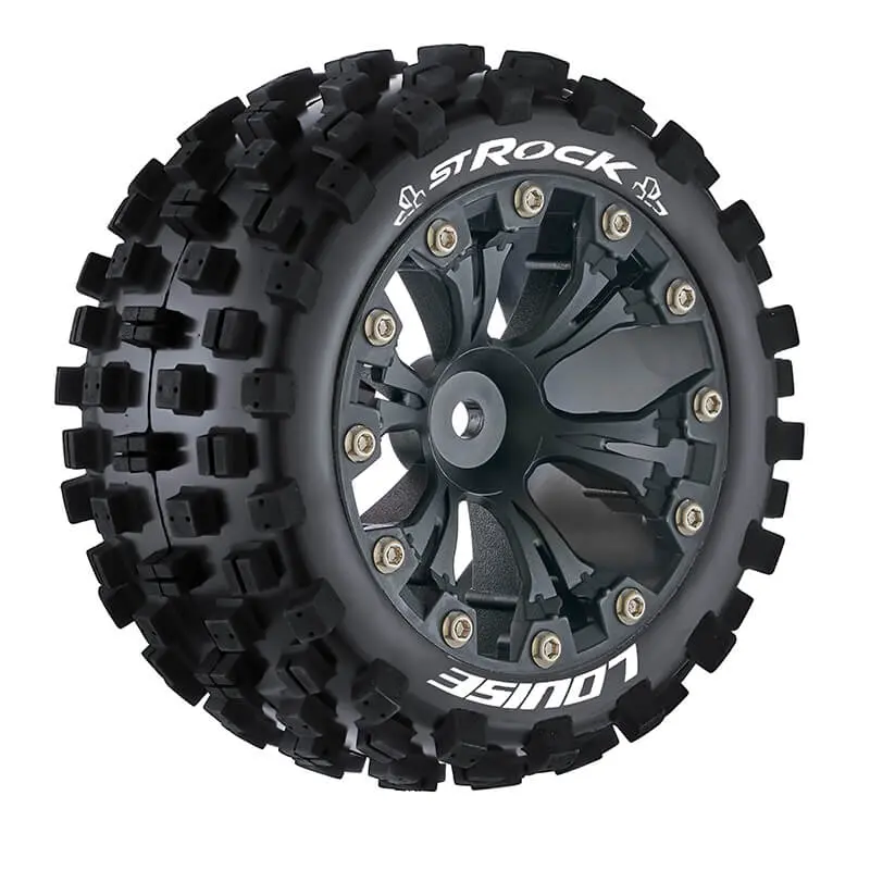 Louise Rc St-Rock 1/10 Soft 0 Offset Black Ep Stampede 2wd