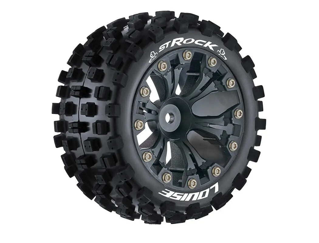 Louise Rc St-Rock 1/10 Soft 0 Offset Black Ep Stampede 2wd – view 2