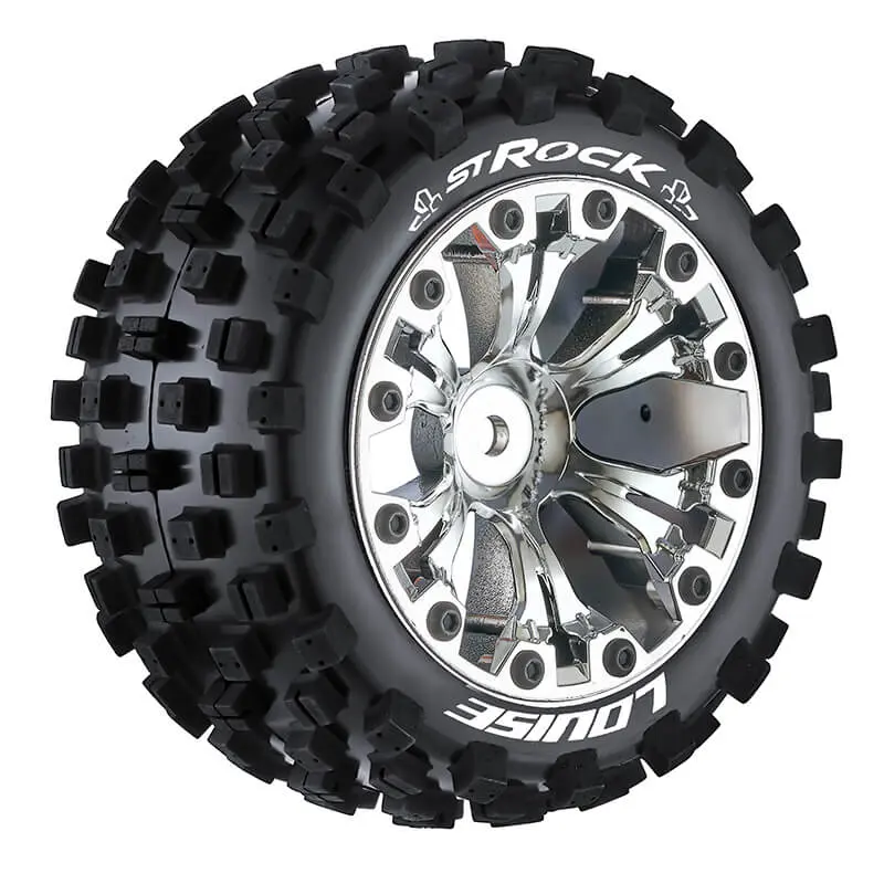 Louise Rc St-Rock 1/10 Soft 0 Offset Chrome Ep Stampede 2wd