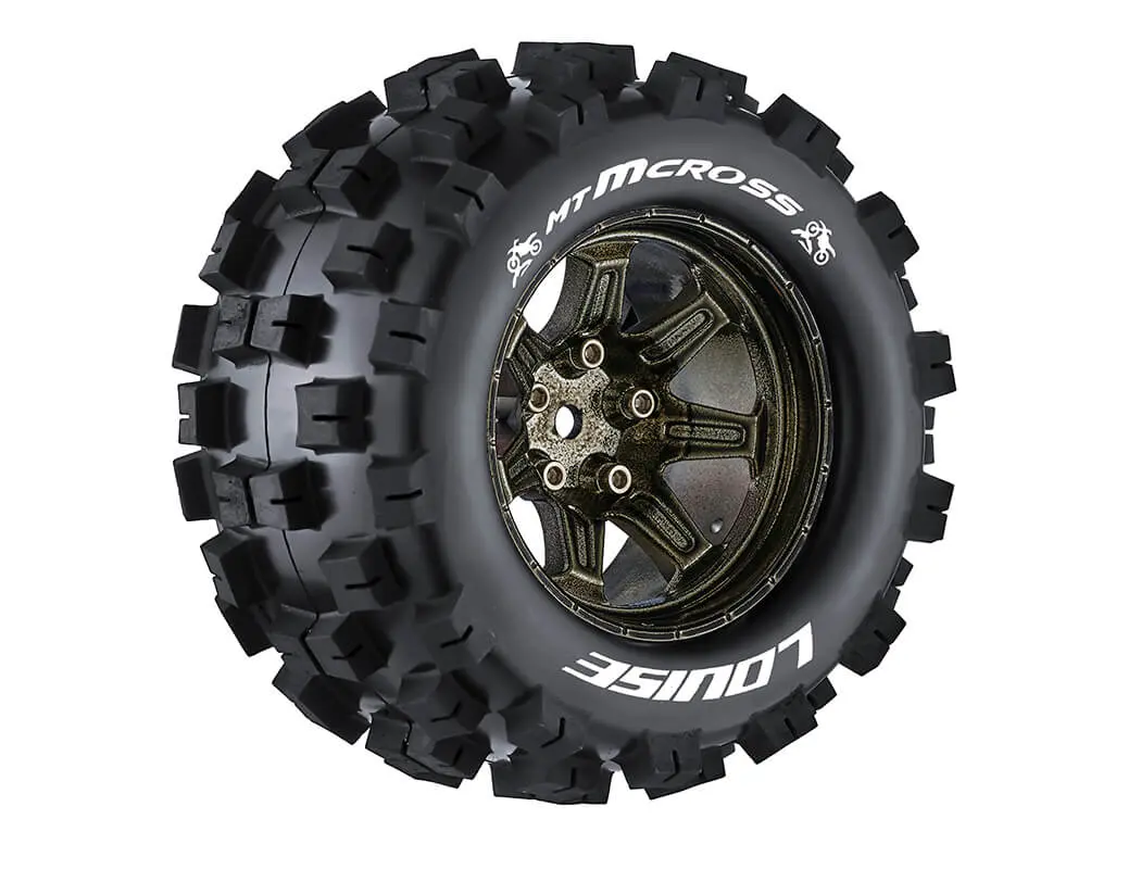 Louise Rc Mt-McRoss 1/10 Soft Hex 14mm Black Chrome Arrma G – view 2