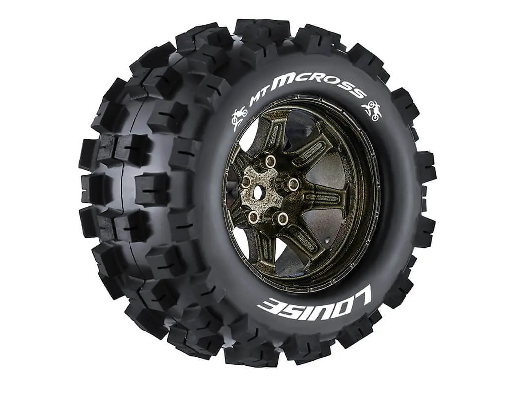 Louise Rc Mt-Rock 1/10 Soft H Ex 14mm Black Chrome Arrma Gra – view 2