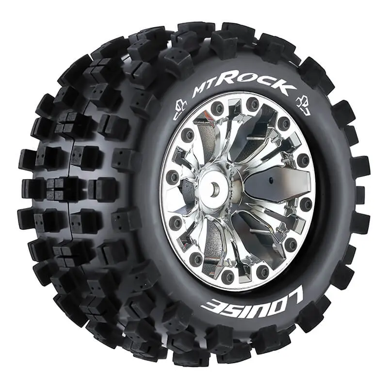 Louise Rc Mt-Rock 1/10 Soft 0 Offset Chrome Ep Stampede 2wd