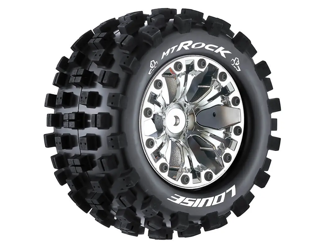 Louise Rc Mt-Rock 1/10 Soft 0 Offset Chrome Ep Stampede 2wd – view 2