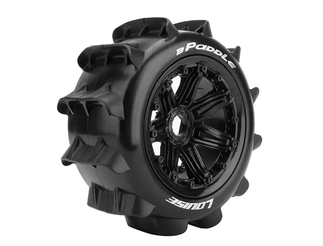 Louise Rc B-Paddle 1/5 Rear Sport Hex 24mm Black Beadlock – view 2