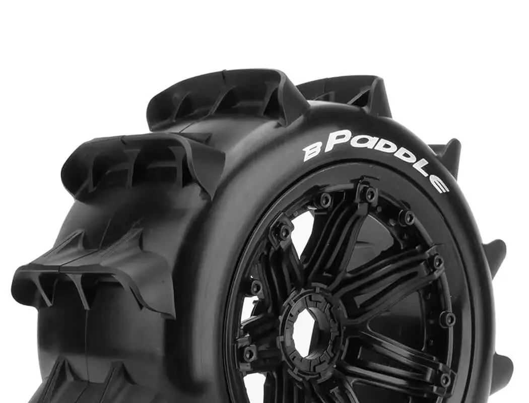 Louise Rc B-Paddle 1/5 Rear Sport Hex 24mm Black Beadlock – view 3