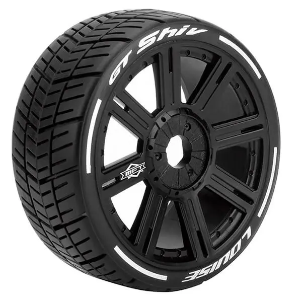 Louise Rc Gt-Shiv 1/8 Fr/Rr Soft Hex 17mm Spoke Black