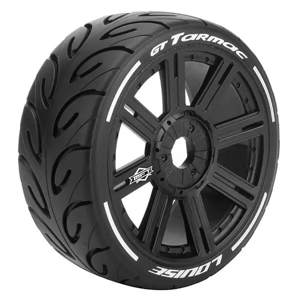Louise Rc Gt-Tarmac 1/8 Fr/Rr Super Soft Hex 17mm Spoke Black