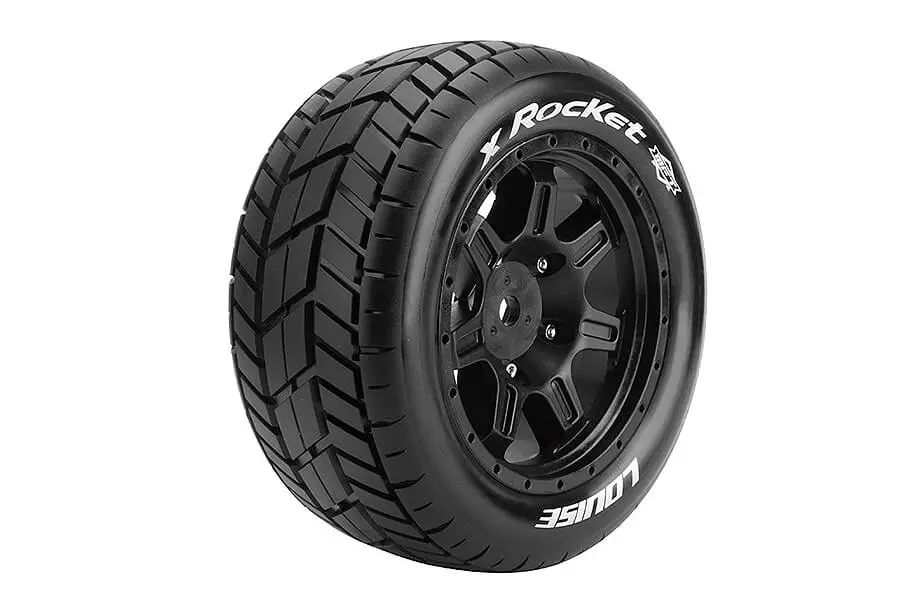Louise Rc X-Rocket Black Mounted Arrma Kraton 8s Hex 24mm – view 2