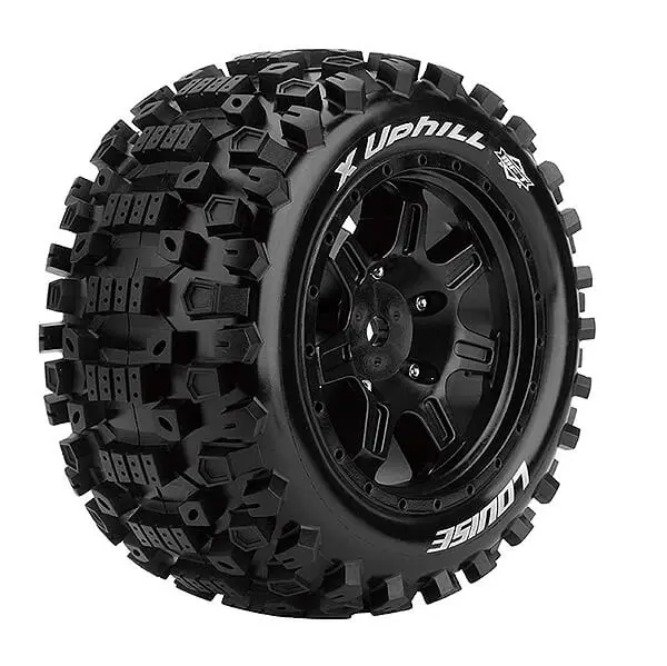 Louise Rc X-Uphill Black Mounted X-Maxx Hex 24mm