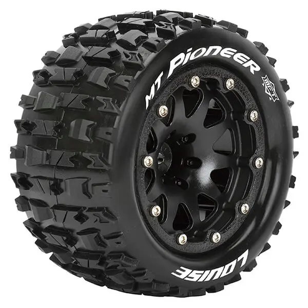 Louise Rc Mt-Pioneer 1/10 Soft Bead-Lock/1/2 Offset Hex 12m Black