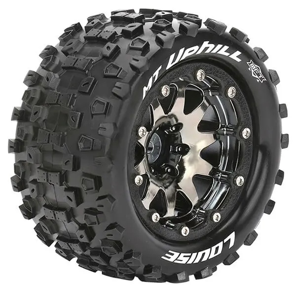 Louise Rc Mt-Uphill 1/10 Soft Bead-Lock/0 Offset Hex 12mm Black Chrome