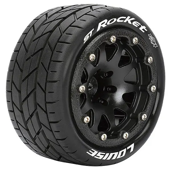 Louise Rc St-Rocket 1/10 Soft Bead-Lock/1/2 Offset Hex 12mm Black