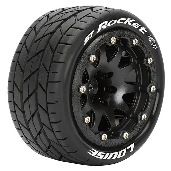 Louise Rc St-Rocket 1/10 Soft Bead-Lock/0 Offset Hex 12mm Black