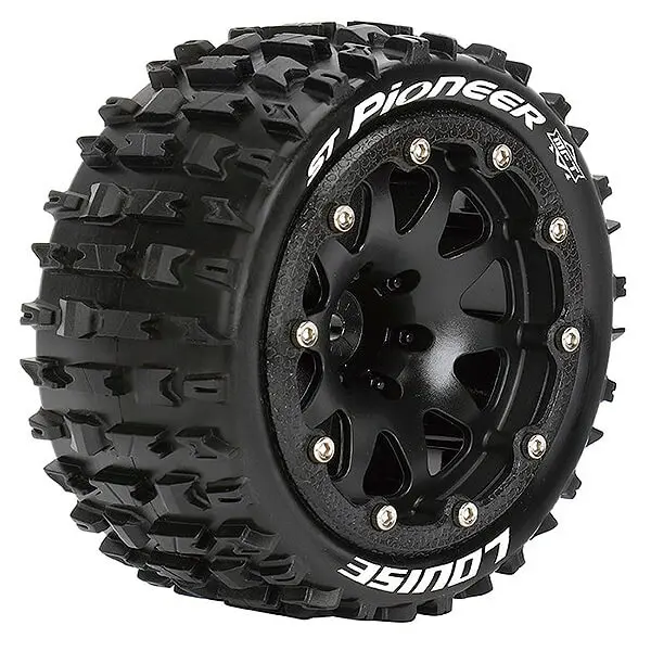 Louise Rc St-Pioneer 1/10 Soft Bead-Lock/0 Offset Hex 12mm Black