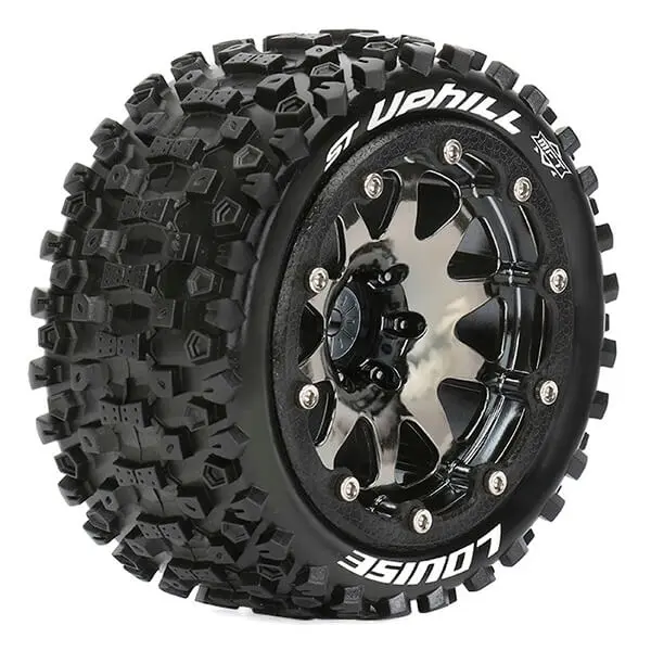 Louise Rc St-Uphill 1/10 Soft Bead-Lock/0 Offset Hex 12mm Black Chrome