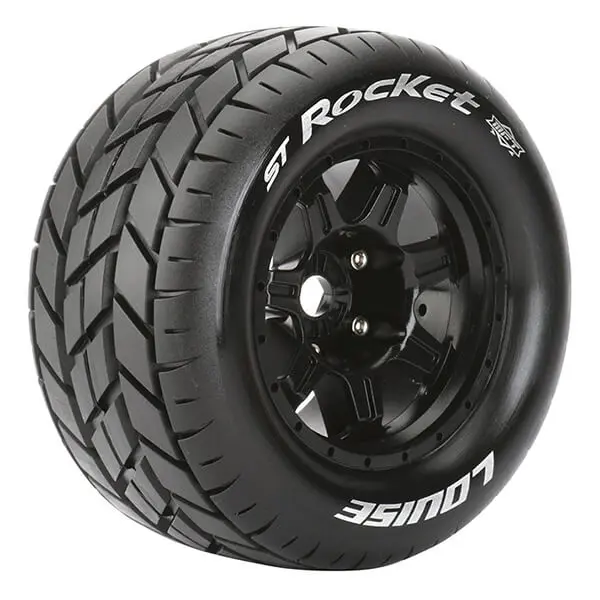 Louise Rc St-Rocket 1/8 Sport 1/2" Offset Hex 17mm Black
