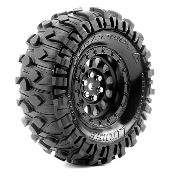 Louise Rc Cr-Rowdy 1/10 Super Soft Black Hex 12mm