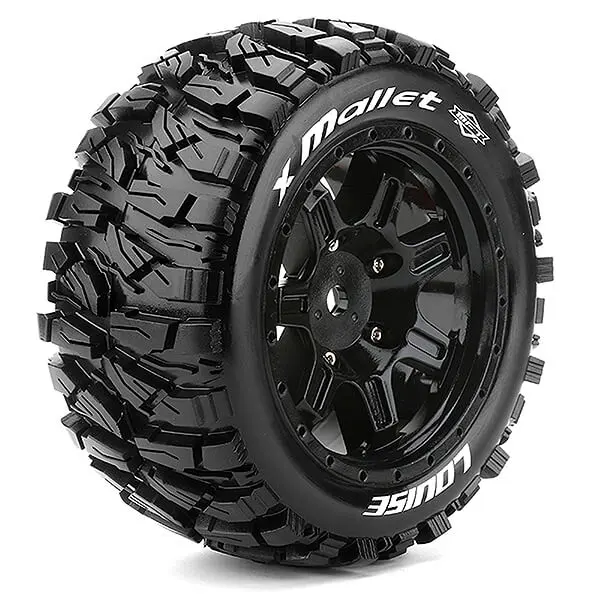 Louise Rc X-Mallet Black Xmaxx Mounted 24mm Hex