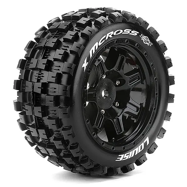 Louise Rc X-McRoss Black Arrma Kraton 8s Mounted 24mm Hex